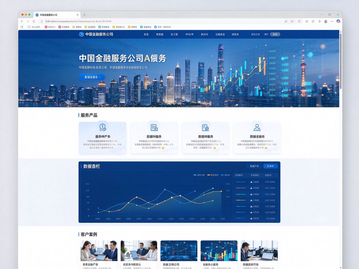 金融服务公司网站